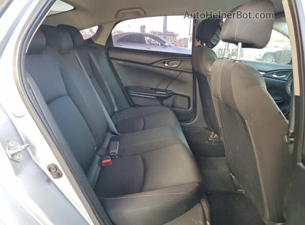 2HGFC2F56HH572571 2017 HONDA CIVIC Silver უკანა სავარძლების ხედი