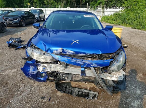 2HGFC2F56JH008277 2018 HONDA CIVIC Blue Widok z przodu