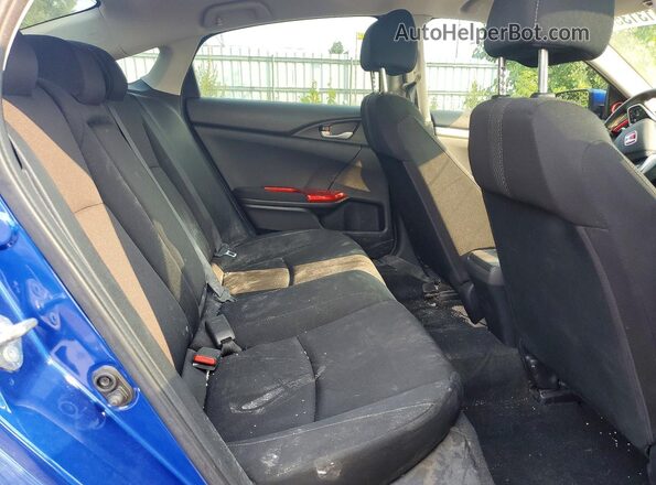 2HGFC2F56JH008277 2018 HONDA CIVIC Blue Widok tylnych siedzeń
