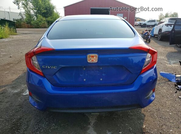 2HGFC2F56JH008277 2018 HONDA CIVIC Blue Widok z tyłu