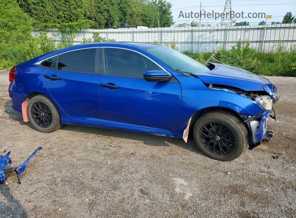 2HGFC2F56JH008277 2018 HONDA CIVIC Blue Przód prawy