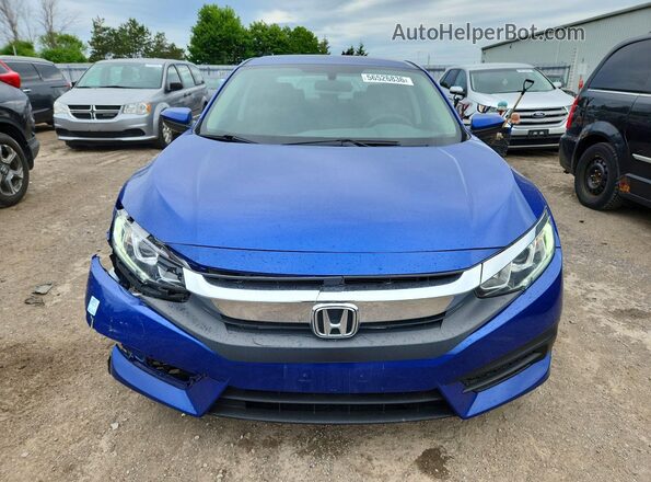 2HGFC2F56JH030361 2018 HONDA CIVIC Синий Вид спереди