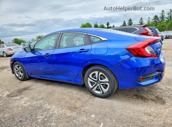 2HGFC2F56JH030361 2018 HONDA CIVIC Синий Задняя левая четверть