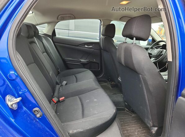 2HGFC2F56JH030361 2018 HONDA CIVIC Синий Вид задних сидений