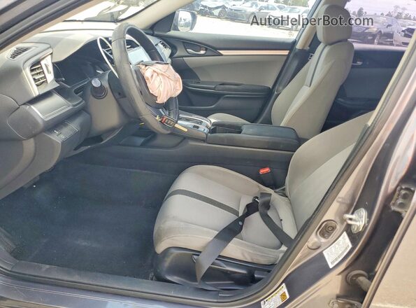 2HGFC2F56JH504034 2018 HONDA CIVIC Gray Սալոնի դիմացի տեսք