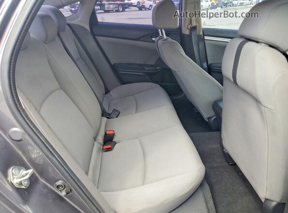 2HGFC2F56JH504034 2018 HONDA CIVIC Gray Հետևի նստատեղերի տեսք
