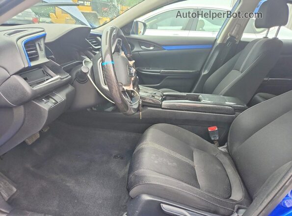 2HGFC2F56JH523635 2018 HONDA CIVIC Blue წინა სალონის ხედი