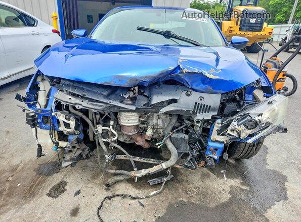 2HGFC2F56JH523635 2018 HONDA CIVIC Blue წინა ხედი