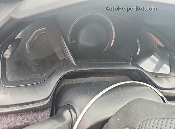 2HGFC2F56JH523635 2018 HONDA CIVIC Blue ხელსაწყოთა პანელის ხედი