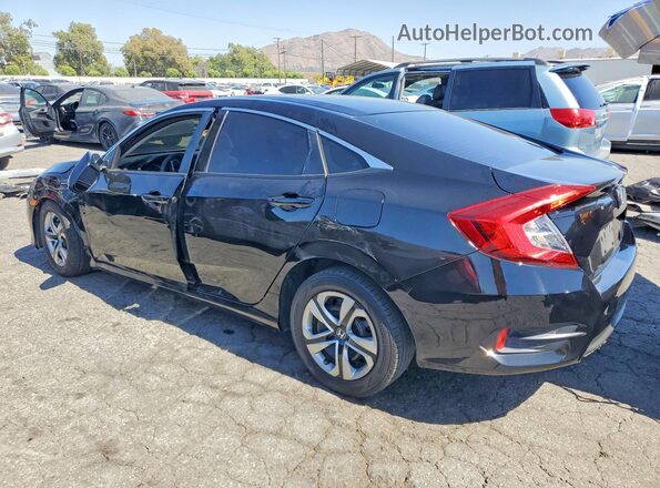 2HGFC2F56JH540001 2018 HONDA CIVIC Черный Задняя левая четверть