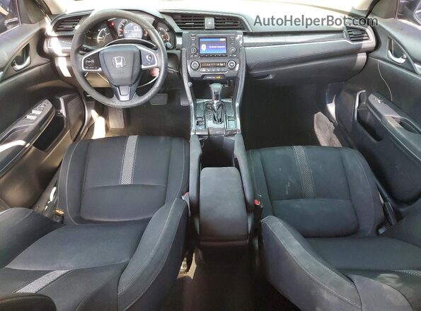 2HGFC2F56JH540001 2018 HONDA CIVIC Черный Вид панели приборов
