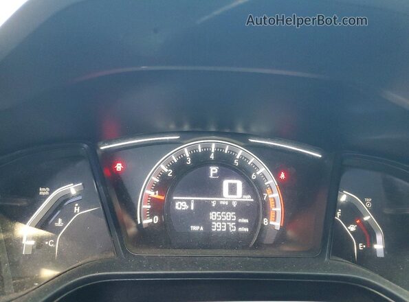 2HGFC2F56JH540001 2018 HONDA CIVIC Черный Вид щитка приборов