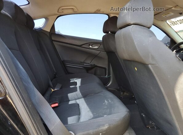 2HGFC2F56JH540001 2018 HONDA CIVIC Черный Вид задних сидений