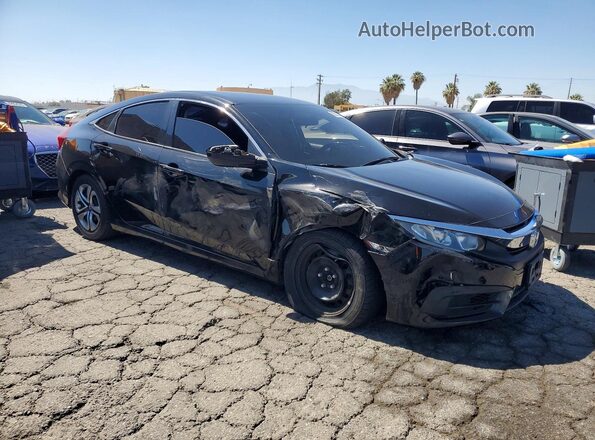 2HGFC2F56JH540001 2018 HONDA CIVIC Черный Передняя правая четверть