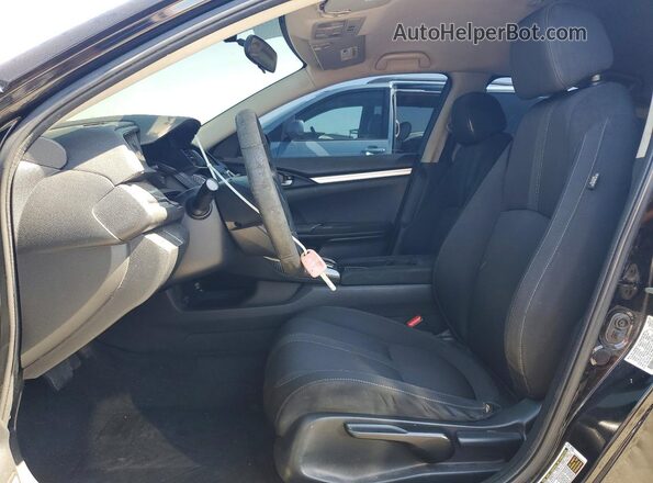 2HGFC2F56JH540001 2018 HONDA CIVIC Черный Вид салона спереди