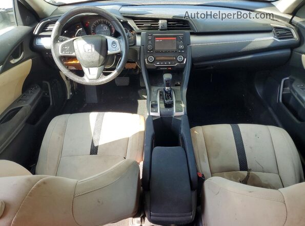 2HGFC2F56JH547014 2018 HONDA CIVIC White Вид щитка приладів