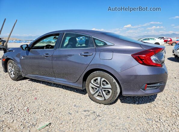 2HGFC2F56JH560510 2018 HONDA CIVIC Gray Задня ліва чверть