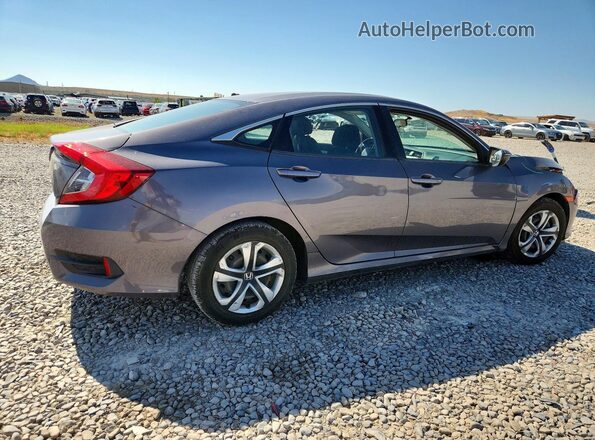 2HGFC2F56JH560510 2018 HONDA CIVIC Gray Задня права чверть