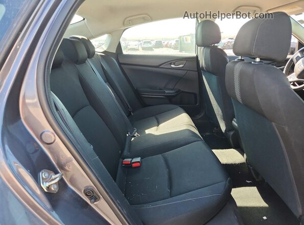 2HGFC2F56JH560510 2018 HONDA CIVIC Gray Вид задніх сидінь