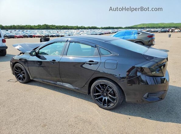 2HGFC2F56JH574598 2018 HONDA CIVIC Black Задня ліва чверть
