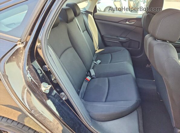 2HGFC2F56JH574598 2018 HONDA CIVIC Black Вид задніх сидінь