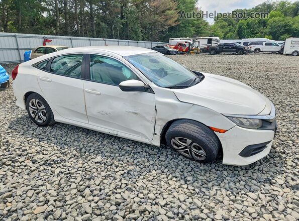 2HGFC2F56JH587156 2018 HONDA CIVIC Белый Передняя правая четверть