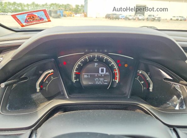 2HGFC2F56JH587156 2018 HONDA CIVIC Белый Вид щитка приборов