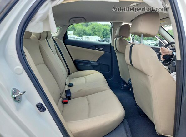 2HGFC2F56JH587156 2018 HONDA CIVIC Белый Вид задних сидений