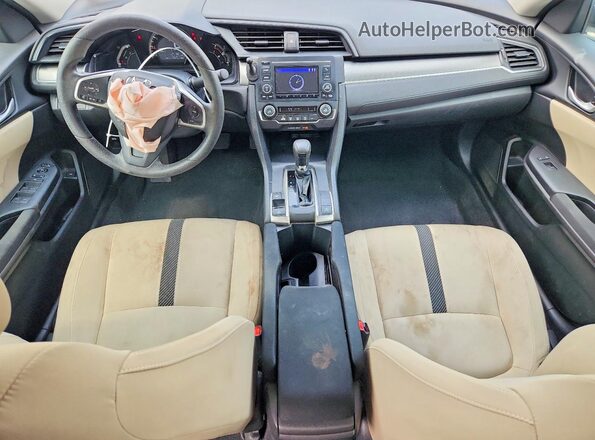 2HGFC2F56JH587156 2018 HONDA CIVIC Белый Вид панели приборов