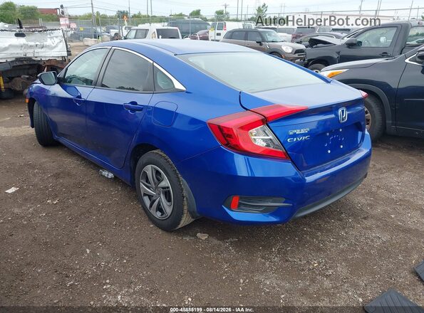2HGFC2F56JH604103 2018 HONDA CIVIC Синий Задняя левая четверть