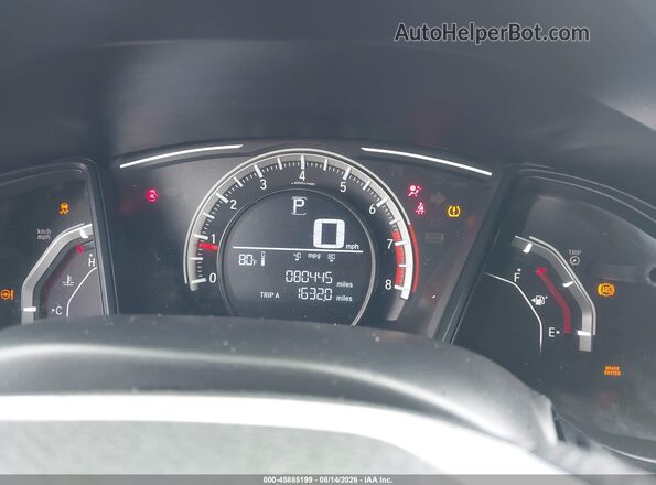 2HGFC2F56JH604103 2018 HONDA CIVIC Синий Вид задних сидений