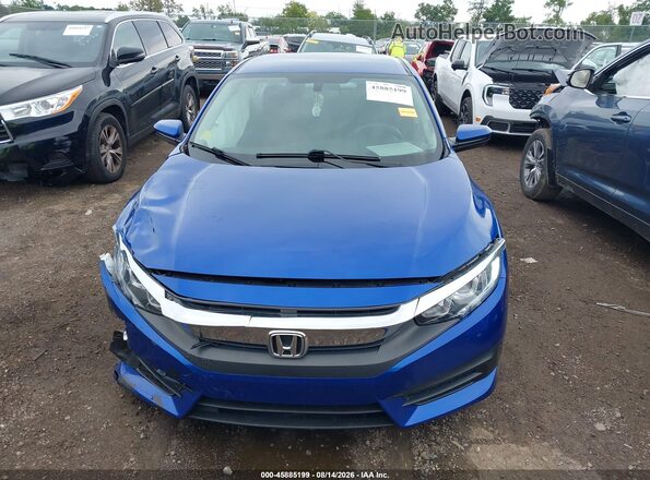 2HGFC2F56JH604103 2018 HONDA CIVIC Синий Вид щитка приборов