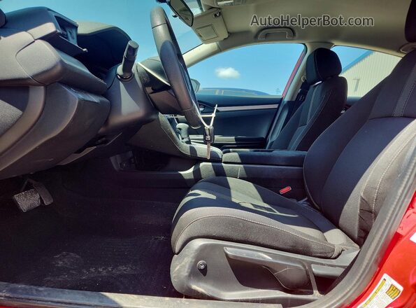 2HGFC2F56JH609947 2018 HONDA CIVIC Red წინა სალონის ხედი