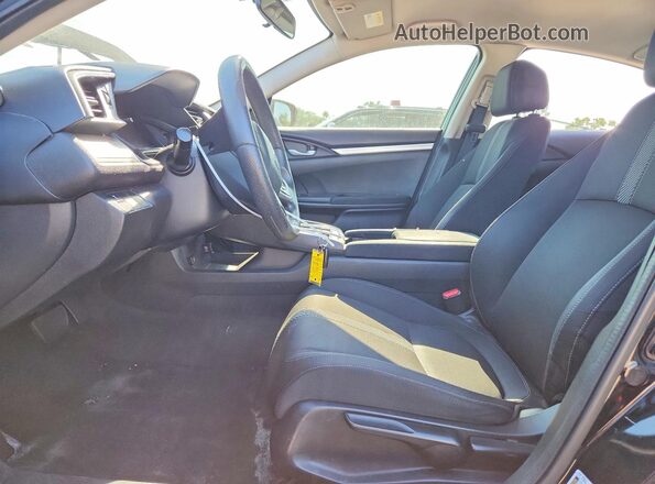 2HGFC2F57GH515326 2016 HONDA CIVIC Black Вид салону спереду