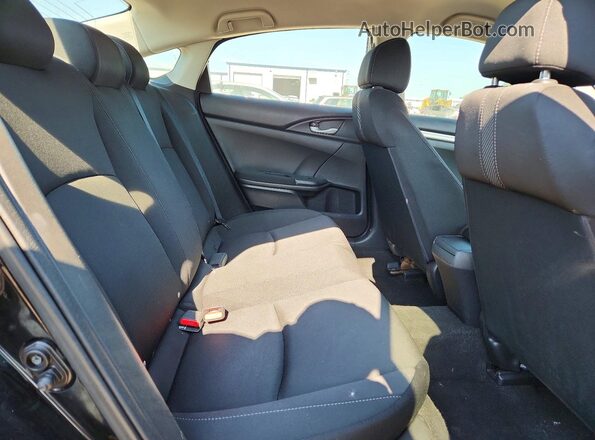 2HGFC2F57GH515326 2016 HONDA CIVIC Black Вид задніх сидінь