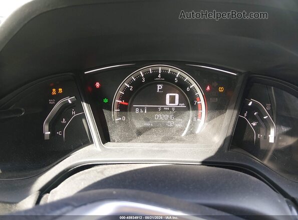 2HGFC2F57GH534183 2016 HONDA CIVIC Gray უკანა სავარძლების ხედი