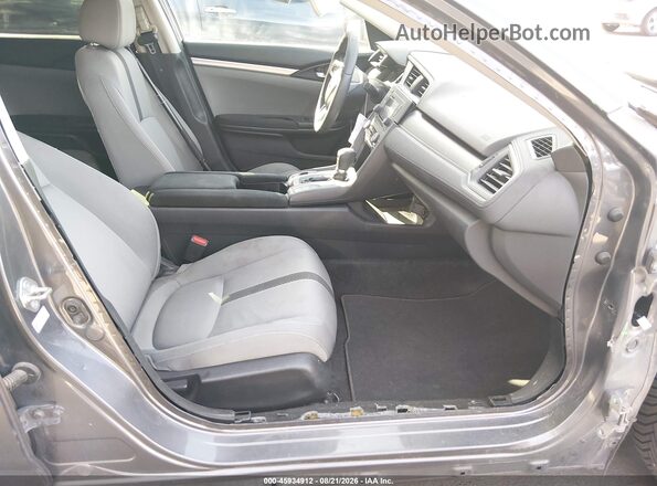 2HGFC2F57GH534183 2016 HONDA CIVIC Gray წინა სალონის ხედი