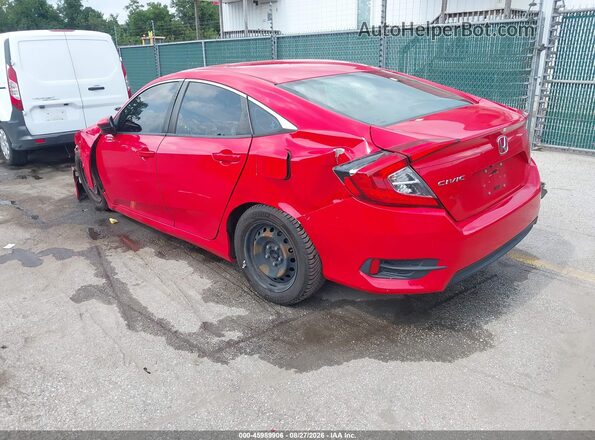 2HGFC2F57GH569211 2016 HONDA CIVIC Red Հետևի ձախ