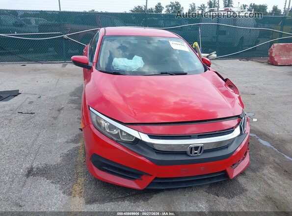 2HGFC2F57GH569211 2016 HONDA CIVIC Red Սարքավորումների վահանակի տեսք