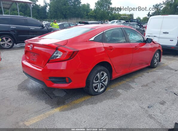 2HGFC2F57GH569211 2016 HONDA CIVIC Red Հետևի աջ
