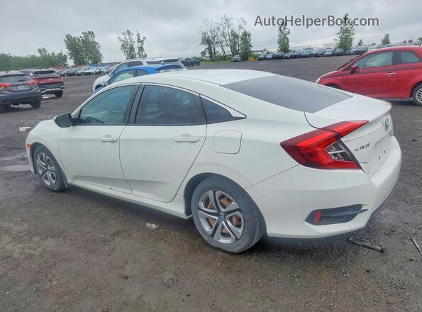 2HGFC2F57HH016401 2017 HONDA CIVIC White Rear left