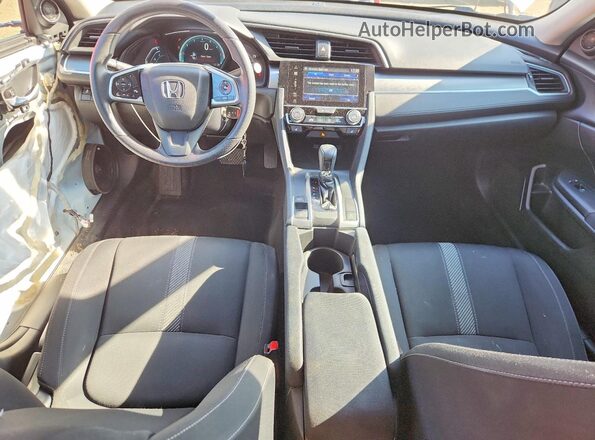 2HGFC2F57HH036552 2017 HONDA CIVIC Белый Вид панели приборов