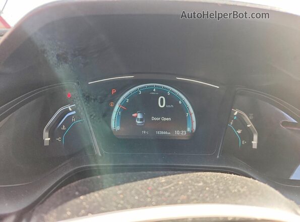 2HGFC2F57HH036552 2017 HONDA CIVIC Белый Вид щитка приборов