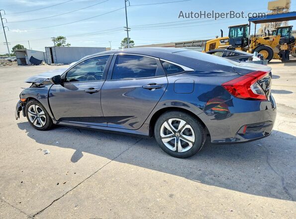 2HGFC2F57HH543838 2017 HONDA CIVIC Black Հետևի աջ