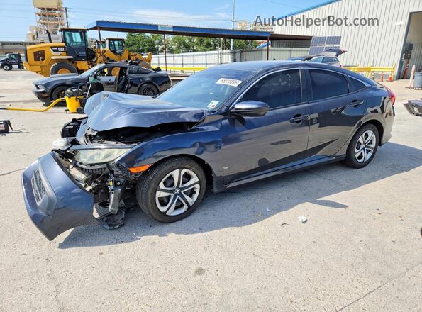 2HGFC2F57HH543838 2017 HONDA CIVIC Black Հետևի ձախ