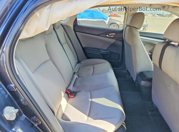 2HGFC2F57HH543838 2017 HONDA CIVIC Black Սալոնի հետևի տեսք