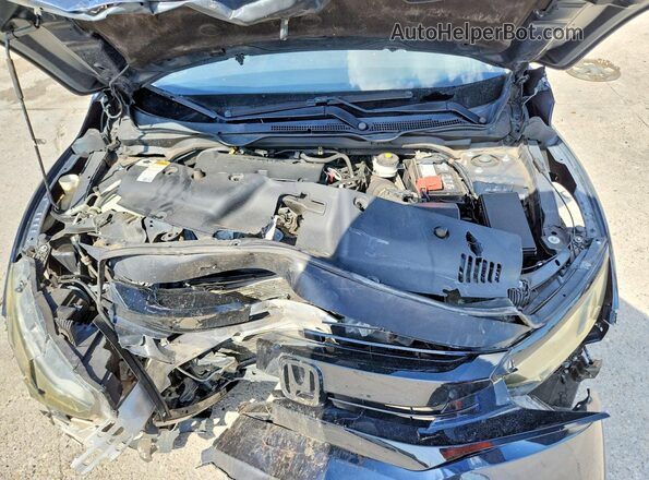 2HGFC2F57HH543838 2017 HONDA CIVIC Black Շարժիչի բաժամունքի տեսք