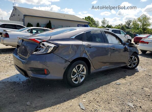 2HGFC2F57HH566360 2017 HONDA CIVIC Gray Задня права чверть