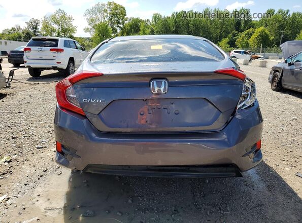 2HGFC2F57HH566360 2017 HONDA CIVIC Gray Вид ззаду