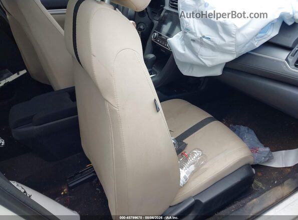 2HGFC2F57JH504964 2018 HONDA CIVIC White Вид салону спереду